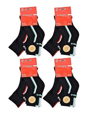 Chaussettes Homme KAPPA QUARTER SPORT - Pack de 8