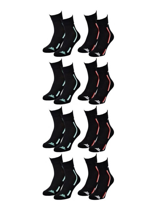 Chaussettes Homme KAPPA QUARTER SPORT - Pack de 8 - Kiabi