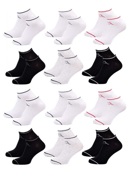Chaussettes Homme KAPPA SNEAKER - Pack de 12 - Kiabi