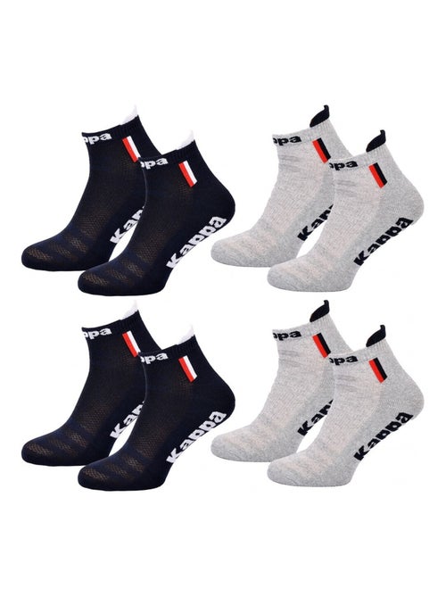 Chaussettes Homme KAPPA SNEAKER SPORT - Pack de 4 - Kiabi