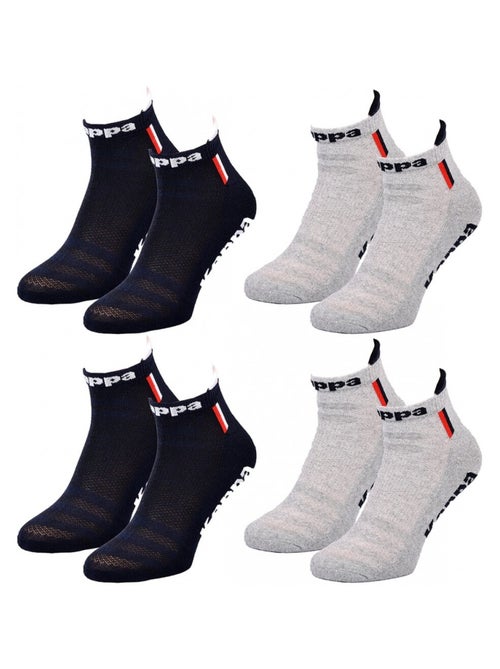 Chaussettes Homme KAPPA SNEAKER SPORT - Pack de 4 - Kiabi