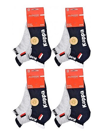 Chaussettes Homme KAPPA SNEAKER SPORT - Pack de 8