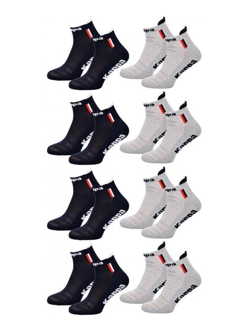 Chaussettes Homme KAPPA SNEAKER SPORT - Pack de 8 - Kiabi