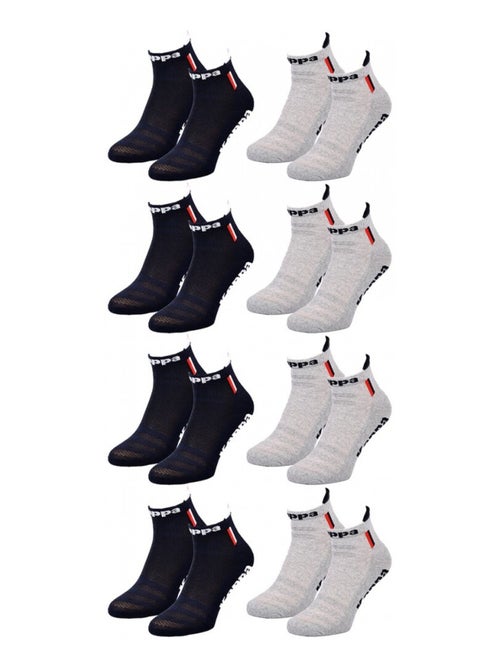Chaussettes Homme KAPPA SNEAKER SPORT - Pack de 8 - Kiabi