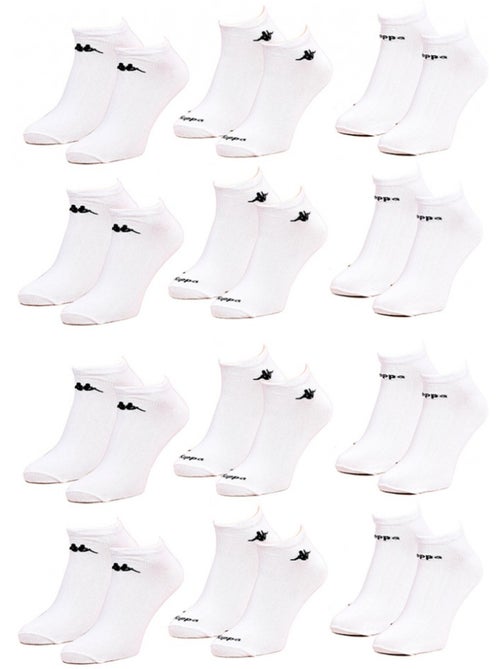 Chaussettes homme KAPPA Socquettes Tiges courtes - Pack de 12 - Kiabi