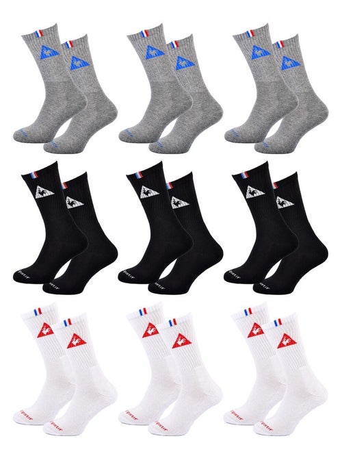 Chaussettes Homme LE COQ SPORTIF Pack de 9 - Kiabi