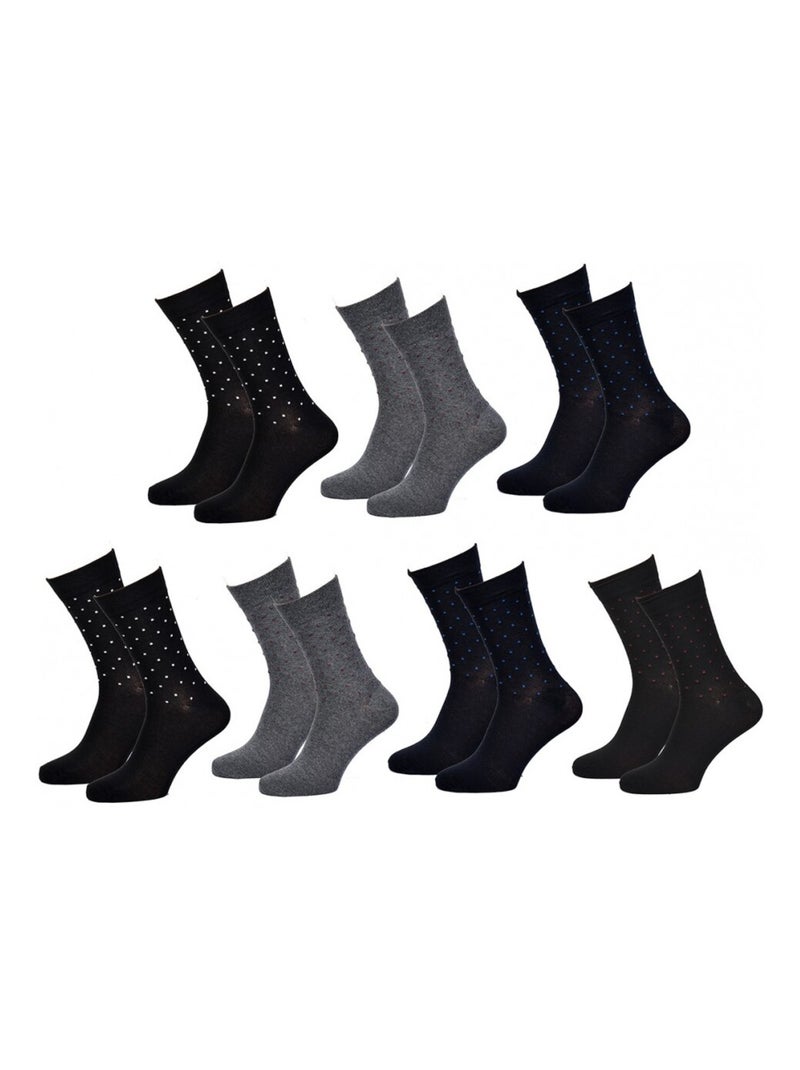 Chaussettes homme LEE COOPER  - Pack de 7 Noir Gris - Kiabi