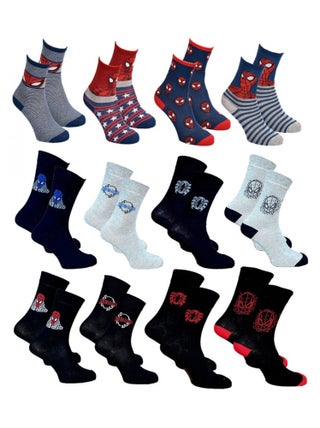 Chaussettes HOMME Licence PACK DE 12 paires Spiderman