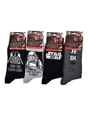 Chaussettes HOMME Licence PACK DE 12 paires Star Wars