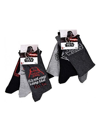 Chaussettes HOMME Licence PACK DE 12 paires Star Wars