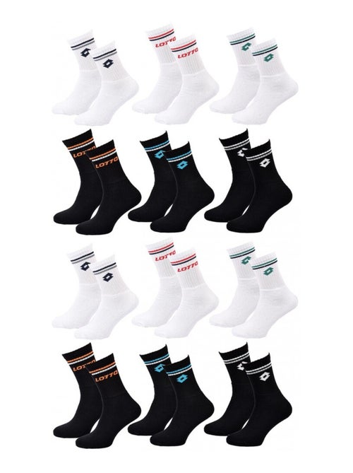 Chaussettes Homme LOTTO - Pack de 12 - Kiabi