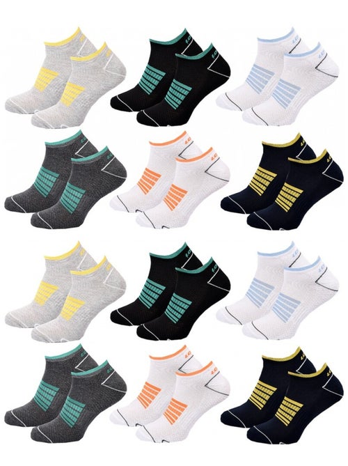 Chaussettes Homme LOTTO - Pack de 12 - Kiabi