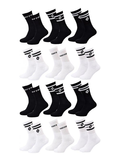 Chaussettes Homme LOTTO - Pack de 12 - Kiabi