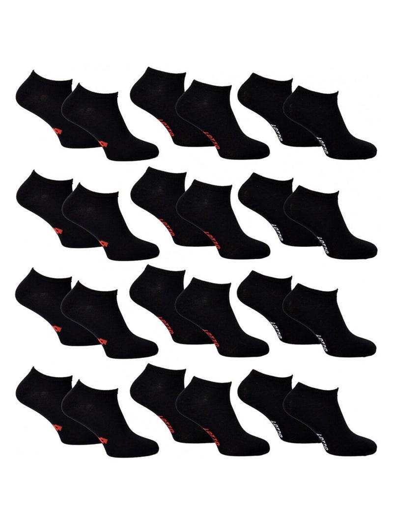 Chaussettes Homme LOTTO - Pack de 12 Noir - Kiabi