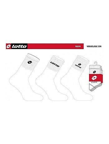 Chaussettes Homme LOTTO - Pack de 6
