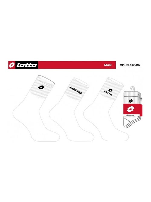 Chaussettes Homme LOTTO - Pack de 6 - Kiabi Chaussettes Homme LOTTO - Pack de 6 - Kiabi