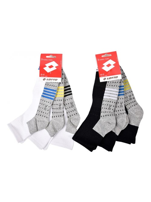 Chaussettes Homme LOTTO - Pack de 6 - Kiabi