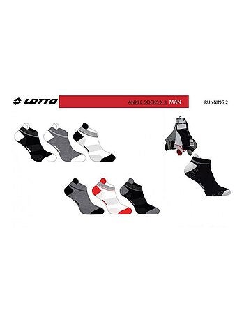 Chaussettes Homme LOTTO - Pack de 6