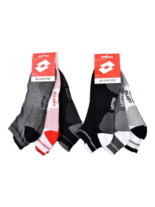 Chaussettes Homme LOTTO - Pack de 6 - Kiabi