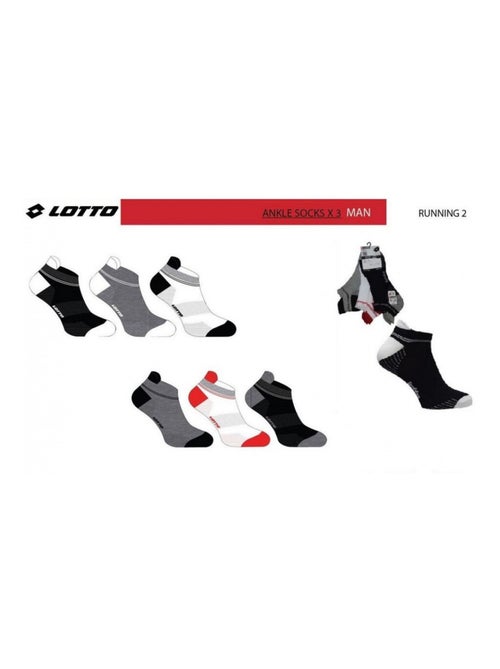 Chaussettes Homme LOTTO - Pack de 6 - Kiabi