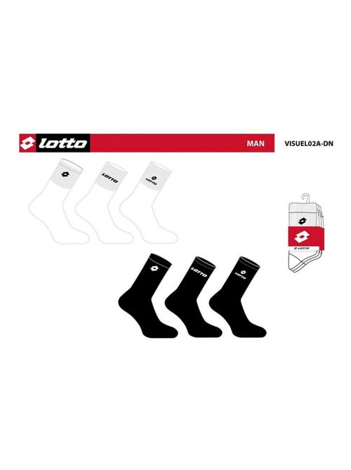 Chaussettes Homme LOTTO - Pack de 6 - Kiabi