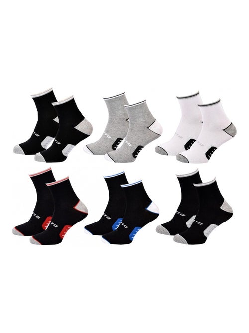 Chaussettes Homme LOTTO - Pack de 6 - Kiabi