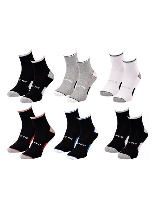 Chaussettes Homme LOTTO - Pack de 6 - Kiabi