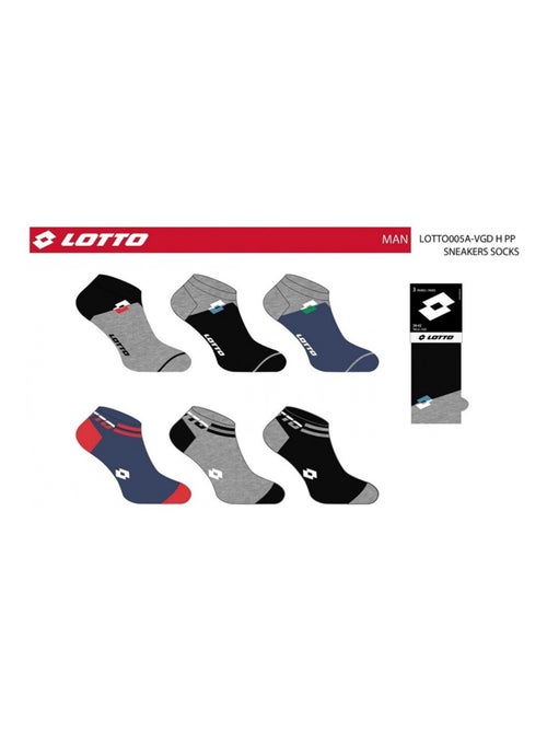 Chaussettes Homme LOTTO - Pack de 6 - Kiabi