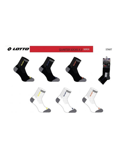 Chaussettes Homme LOTTO - Pack de 6 - Kiabi