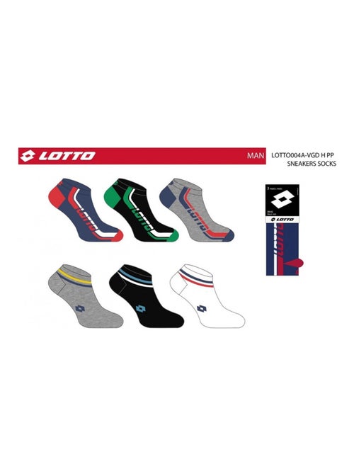 Chaussettes Homme LOTTO - Pack de 6 - Kiabi