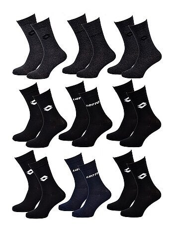 Chaussettes Homme LOTTO - Pack de 9