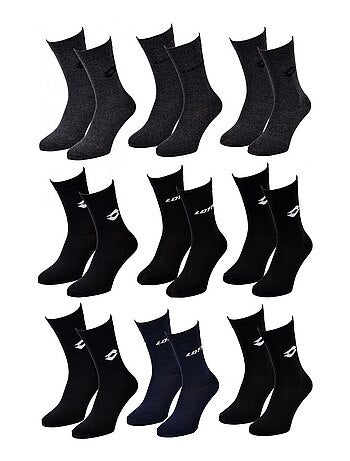 Chaussettes Homme LOTTO - Pack de 9