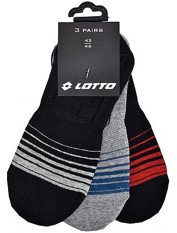 Chaussettes homme LOTTO SNEAKER - Pack de 6