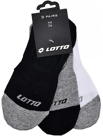 Chaussettes homme LOTTO SNEAKER - Pack de 6