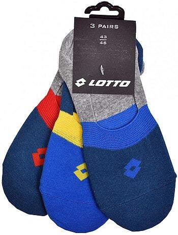Chaussettes homme LOTTO SNEAKER - Pack de 6