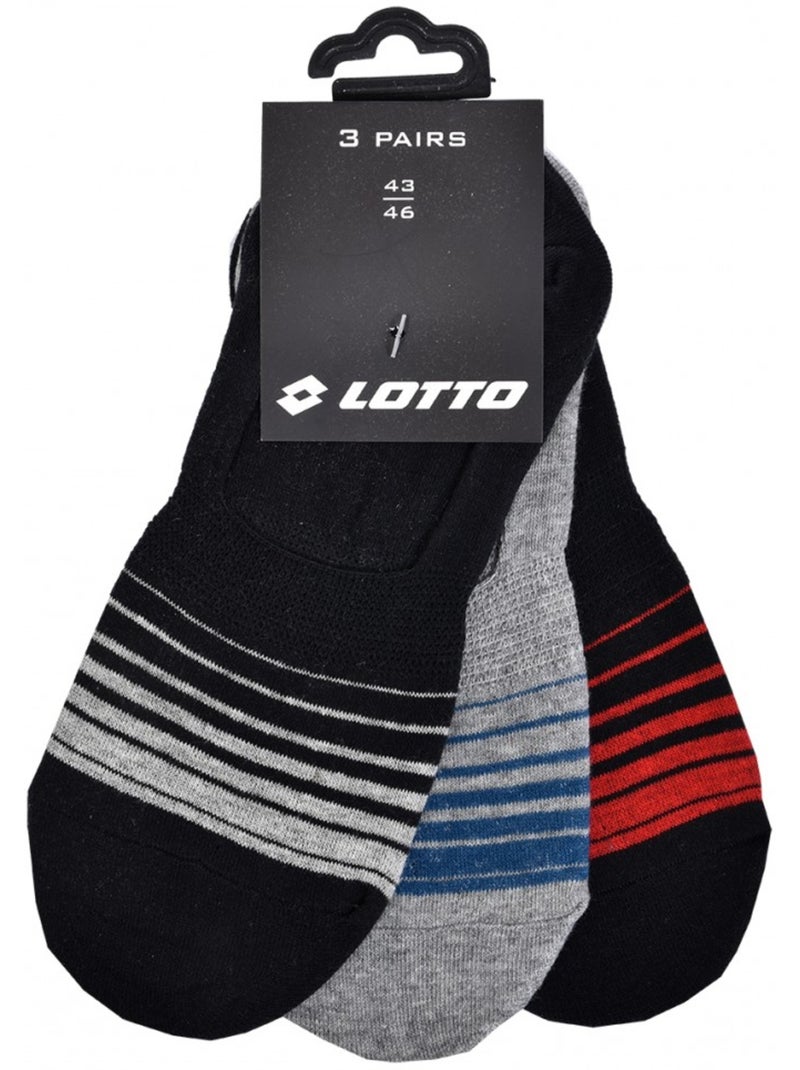 Chaussettes homme LOTTO SNEAKER - Pack de 6 Doré/or - Kiabi