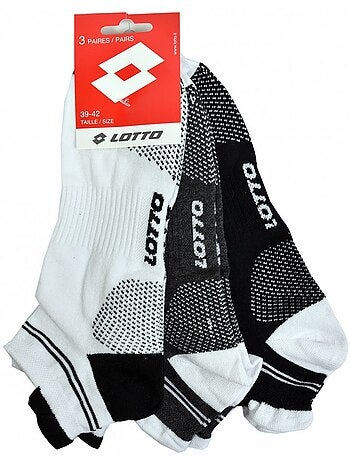 Chaussettes homme LOTTO SNEAKER - Pack de 6