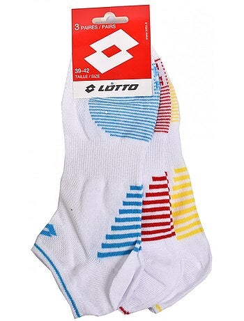 Chaussettes homme LOTTO SNEAKER - Pack de 6