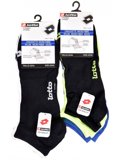 Chaussettes homme LOTTO SNEAKER - Pack de 6 - Kiabi