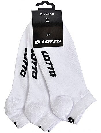 Chaussettes homme LOTTO SNEAKER - Pack de 6