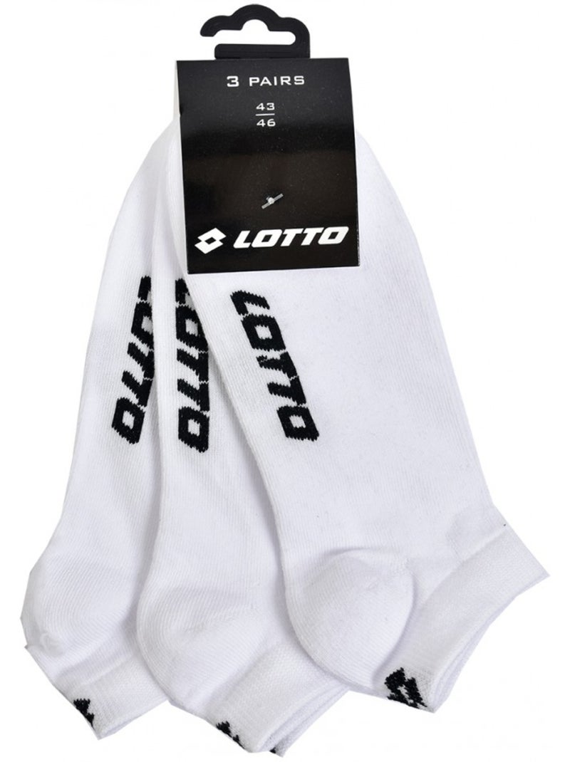 Chaussettes homme LOTTO SNEAKER - Pack de 6 Multicolore - Kiabi