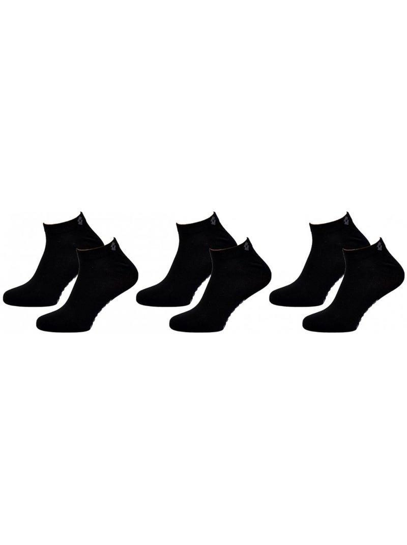 Chaussettes homme LOTTO SNEAKER - Pack de 6 Noir - Kiabi