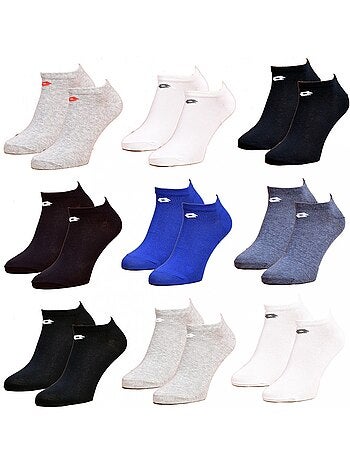 Chaussettes homme LOTTO SNEAKER - Pack de 9