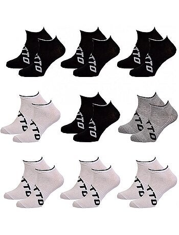 Chaussettes homme LOTTO SNEAKER - Pack de 9