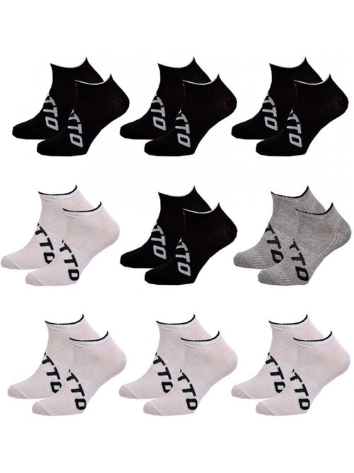 Chaussettes homme LOTTO SNEAKER - Pack de 9 - Kiabi