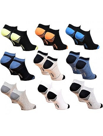 Chaussettes homme LOTTO SNEAKER - Pack de 9