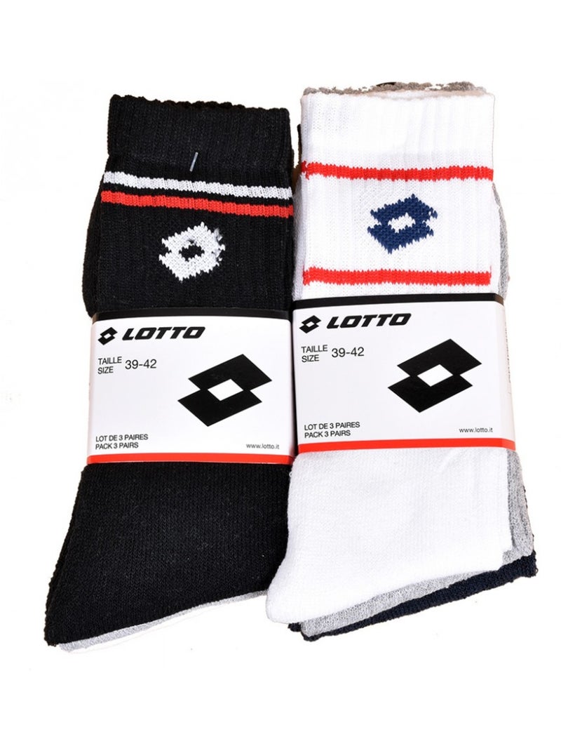 Chaussettes homme LOTTO TENNIS - Pack de 6 Doré/or - Kiabi