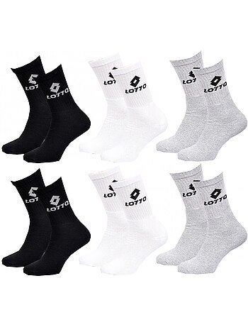 Chaussettes homme LOTTO TENNIS - Pack de 6