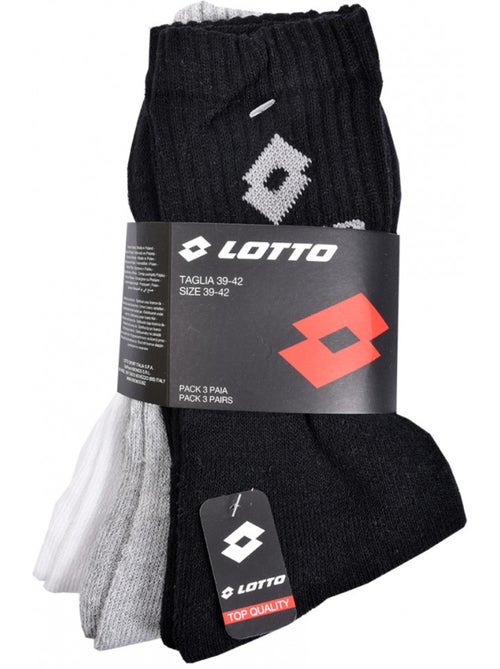 Chaussettes homme LOTTO TENNIS - Pack de 6 - Kiabi