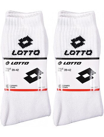 Chaussettes homme LOTTO TENNIS - Pack de 6